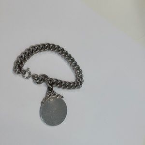 Monagramable vintage silver braclet